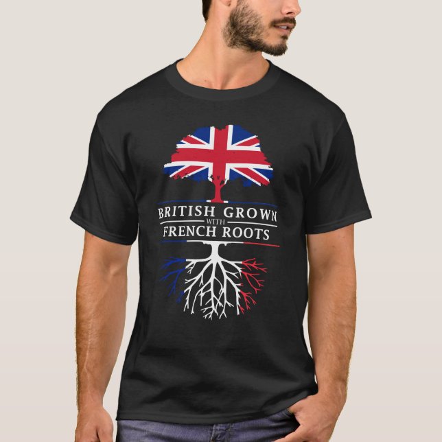 Camiseta Ingleses crescidos com design de France   das (Frente)