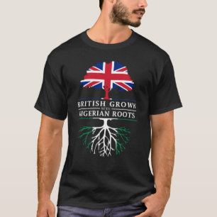 Camiseta Ingleses crescidos com design nigeriano   de