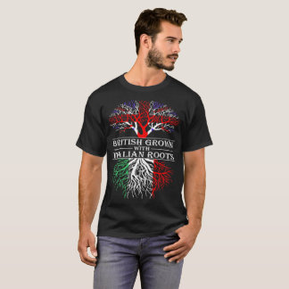 Camiseta Ingleses crescidos com italiano enraízam o Tshirt