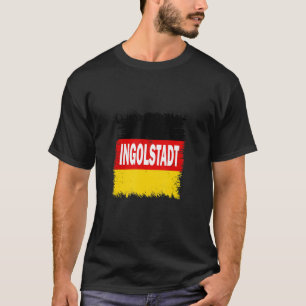 Camiseta Ingolstadt Alemanha Com Bandeira Alemã