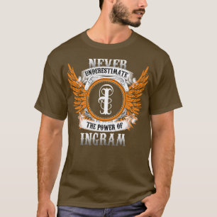 Camiseta Ingram Name Shirt Nunca Subestima O Poder De