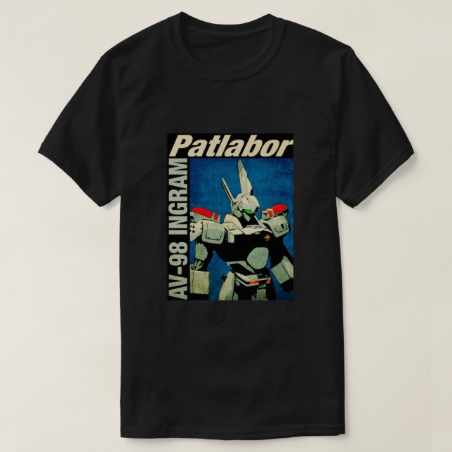 Camiseta Ingram Patlabor Clássico (Frente do Design)