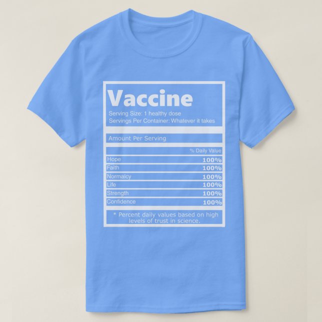 Camiseta Ingredientes da vacina (Frente do Design)