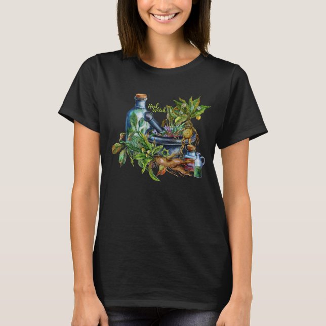 Camiseta Ingredientes de bruxas mágicas (Frente)