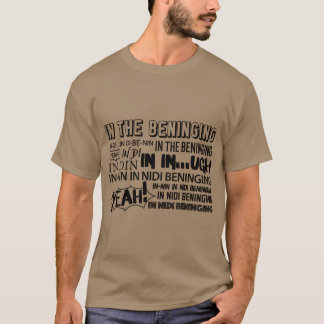 Camiseta INHE BENINGING BEGINNING amigos retro