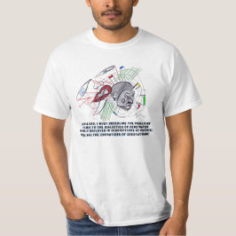 Camiseta Iniciador de Debate, Acadêmico Divertido. Sarcásti