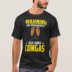 Camiseta Iniciador de Lição do Jogador de Lição do Conga Dr