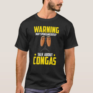 Camiseta Iniciador de Lição do Jogador de Lição do Conga Dr