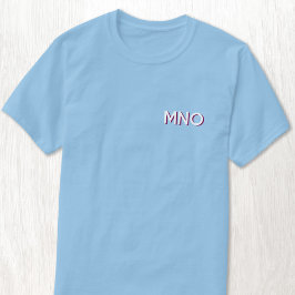 Camiseta Iniciais de Monograma Moderno Suspender Crest de S