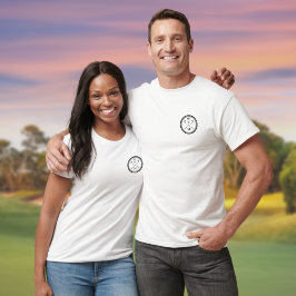 Camiseta Iniciais Monograma Clássico Golfe