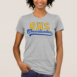 Camiseta Iniciais Personalizadas de 3 Letras para Cheerlead