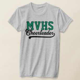 Camiseta Iniciais Personalizadas de 4 Letras para Cheerlead
