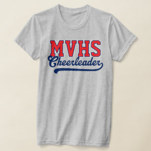Camiseta Iniciais Personalizadas de 4 Letras para Cheerlead