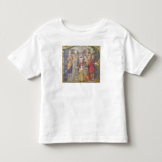 Camiseta Inicial 'B de Historiated (Frente)
