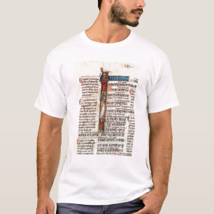 Camiseta Inicial de Historiated "mim" que descrevo Ruth