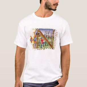 Camiseta Inicial 'N de Historiated
