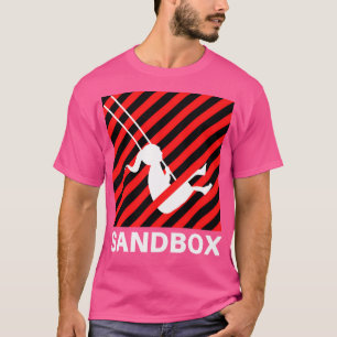 Camiseta Inicialização - Logotipo do Sandbox (Versão Preta)