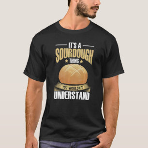 Camiseta Iniciam-se Cilindros De Fecho De Pão De Sourdough