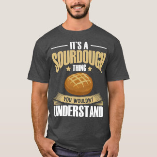 Camiseta Iniciam-se Cilindros De Fecho De Pão De Sourdough