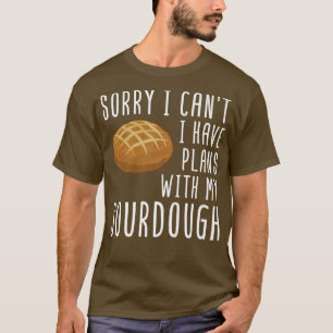Camiseta Iniciam-se Cilindros De Fecho De Pão De Sourdough