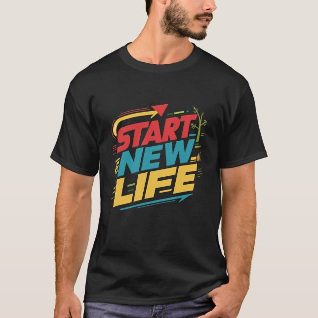 Camiseta Iniciar nova vida (Frente)