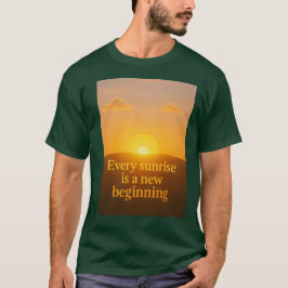 Camiseta iniciar um novo começo na vida