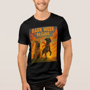 Camiseta Início da Semana do latido