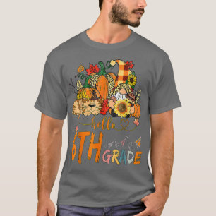 Camiseta Início do outono Professor Sunflower Hello S