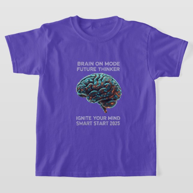 Camiseta Início Inteligente 2025 "Acenda Sua Mente" Escola  (Postura )