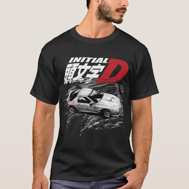 Camiseta Initial D FC RX7 Derrapando - Ryosuke Takahashi Re (Frente)