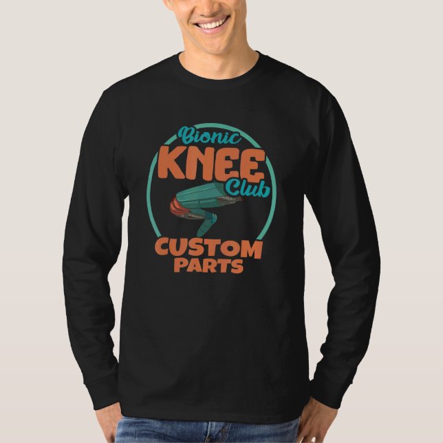 Camiseta Injury Surgery Patient Survivor Bionic Knee Replac (Frente)