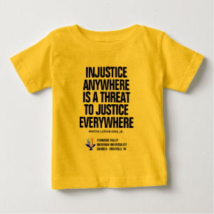 Camiseta Injustiça / Justiça Tellow