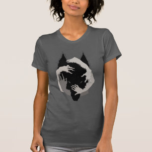 Camiseta  Ink Talking Fantasy V05 BLACK WOLF
