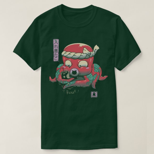 Camiseta Inkedtopus (Frente do Design)
