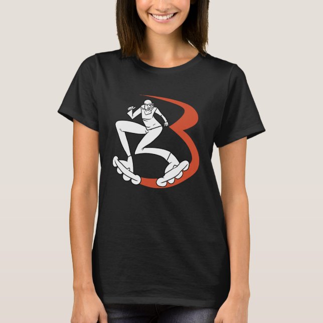 Camiseta Inline Skating Skater Rollerblading (Frente)