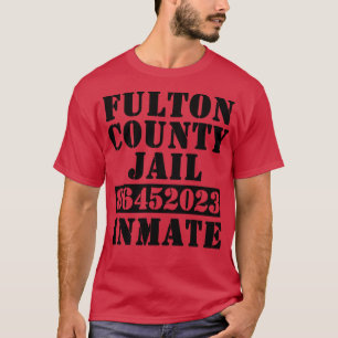 CAMISETA INMATE DE CADEIA DE CONDADO DE FULTON