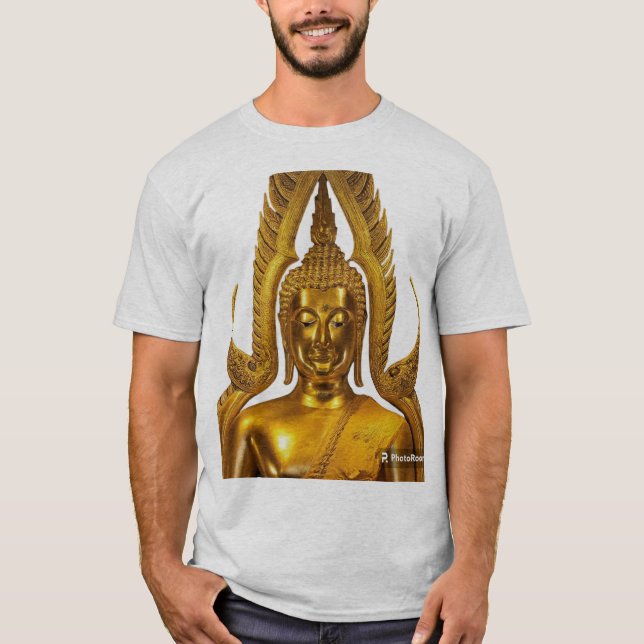 Camiseta Inner Journey: Tee da Meditação Buda. (Frente)