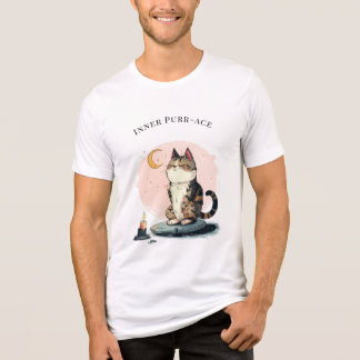 Camiseta Inner Purr-ace Cat Meditation Tee