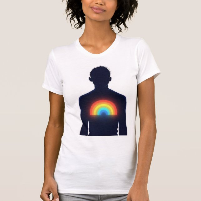 Camiseta  Inner Rainbow Glow (Frente)