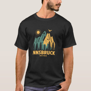 Camiseta Innsbruck Mounains Áustria Caminhando ao ar livre 