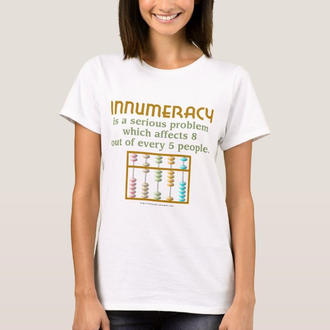 Camiseta Innumeracy (Frente)