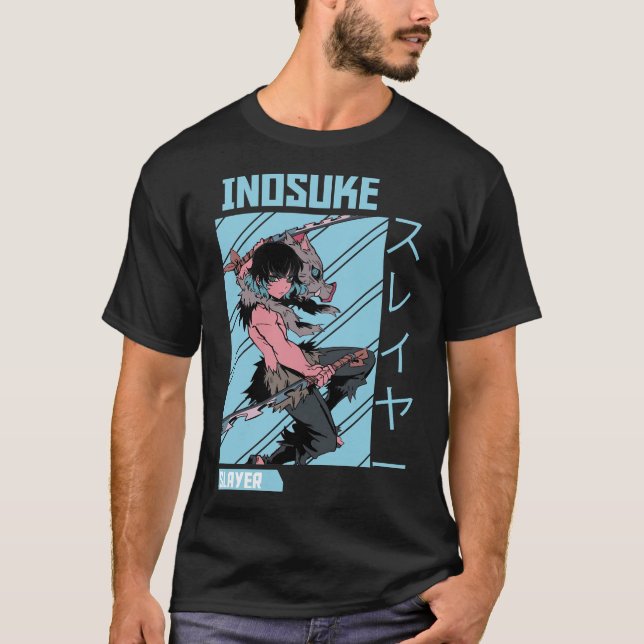 Camiseta Inosuke Demon Slayer Classic (Frente)