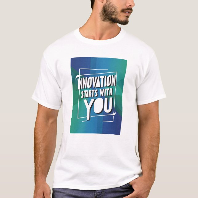 Camiseta Inovação Começa Com Você (Frente)