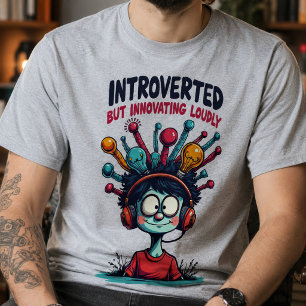 Camiseta Inovador Introvertido Criativo Excêntrico