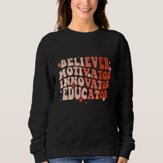 Camiseta Inovador Motivador Educador Crente Professor Retro