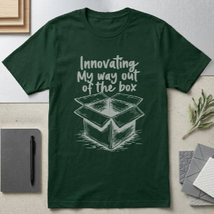 Camiseta Inovando à Minha Maneira Fora da Caixa Motivaciona