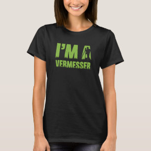Camiseta Inquérito geodésico que investiga teodolite pro en