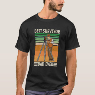 Camiseta Inquérito geodésico que investiga teodolite pro en