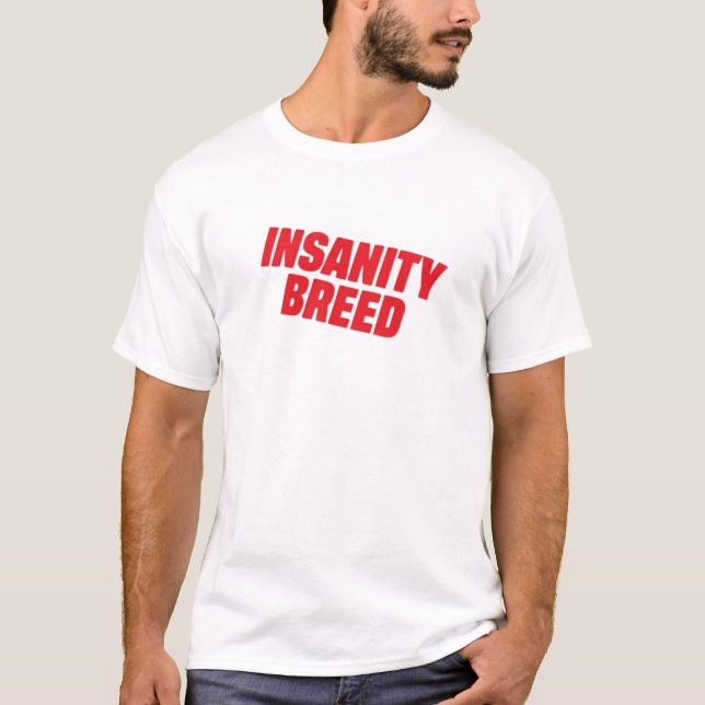 Camiseta INSANITYBREED Official Logo Premium Red Edition T- (Frente)