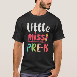 Camiseta Inscrição Na Escola Pré-K De Ensino Na Pré-Escola